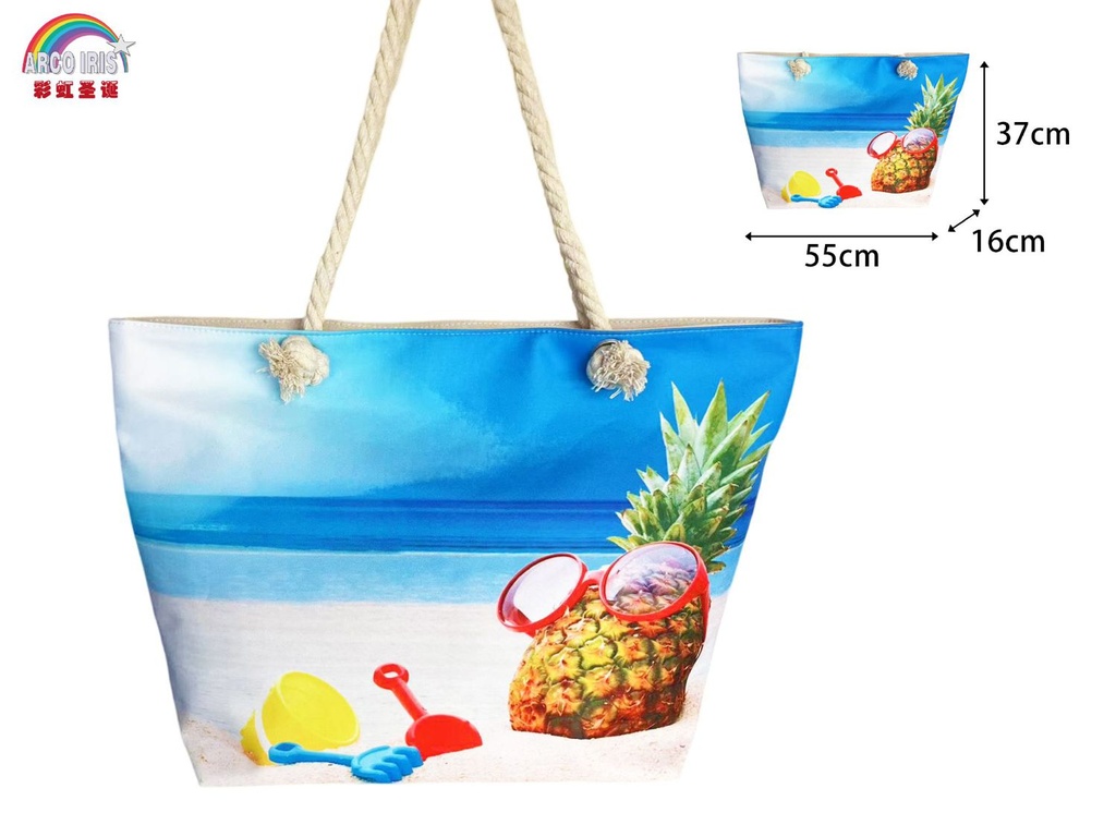 Bolsa de playa 55x37x16cm para verano y vacaciones