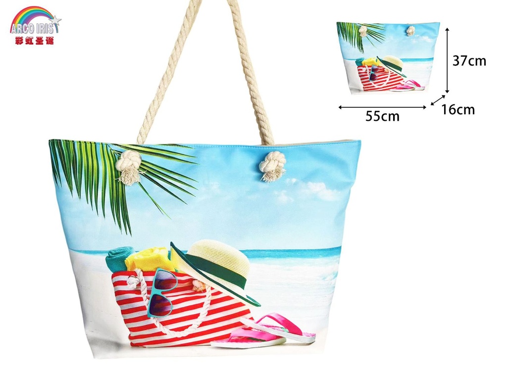 Bolsa de playa 55x37x16cm accesorio de verano