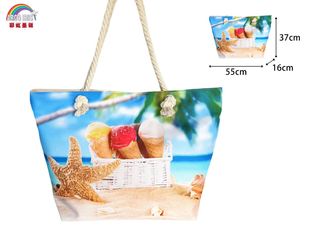 Bolsa de playa 55x37x16cm para accesorios de verano