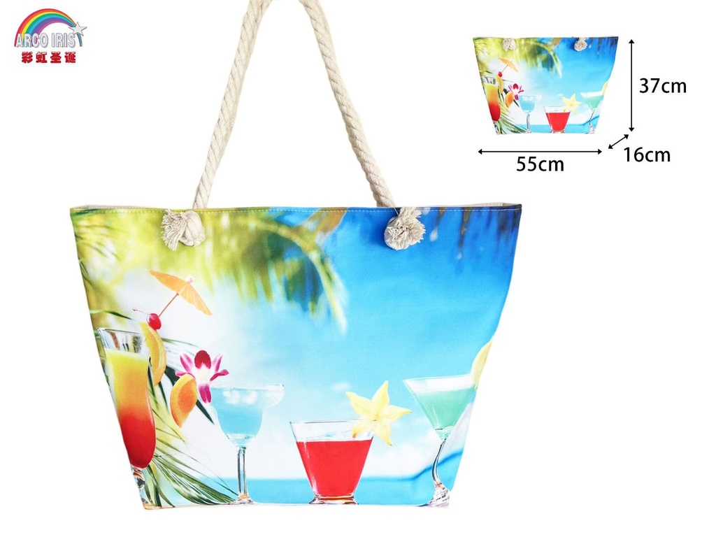 Bolsa de playa 55x37x16cm para verano