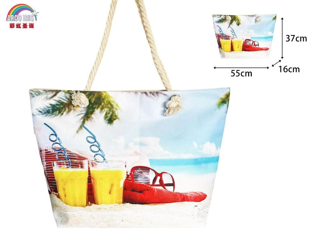 Bolsa de playa 55x37x16cm para vacaciones