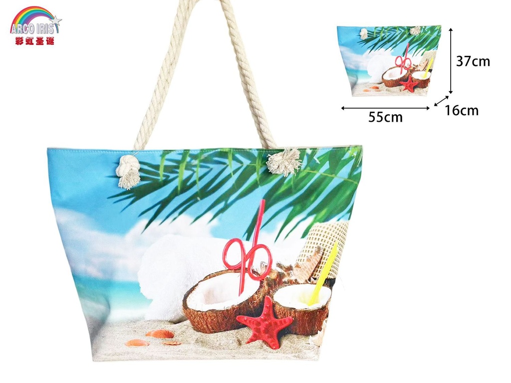 Bolsa de playa 55x37x16cm para verano