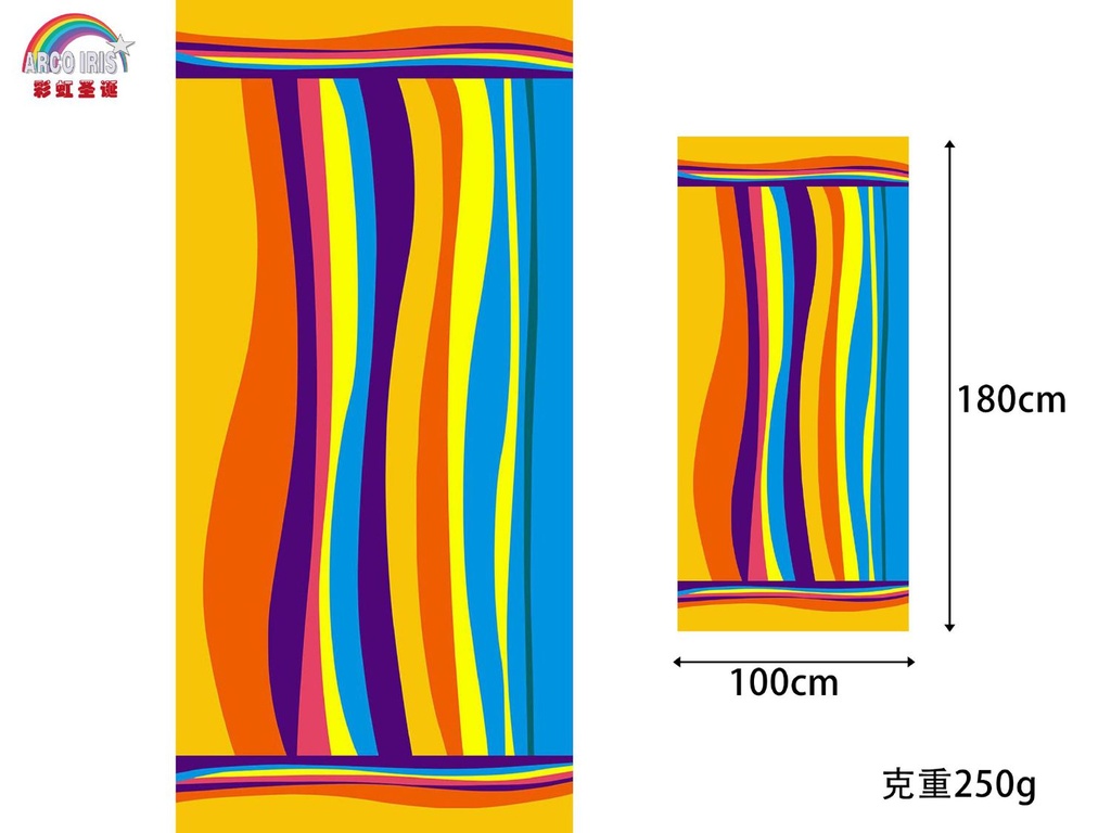 Toalla de playa 100x180 cm para verano