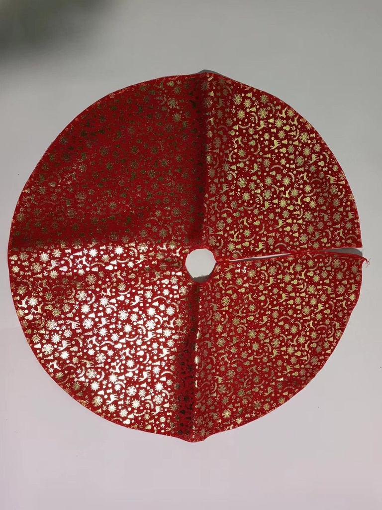 Falda para árbol de Navidad 80cm roja