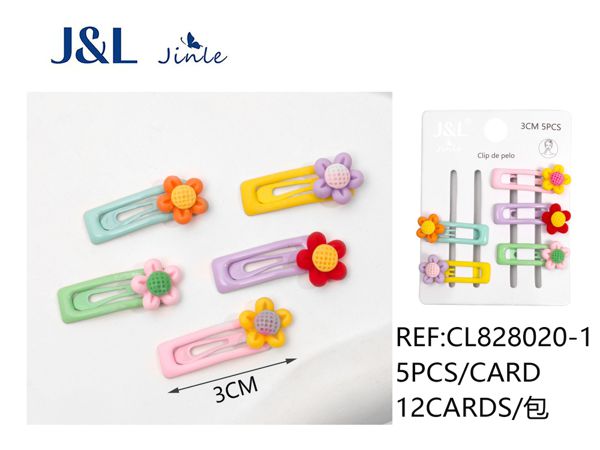 BB clip para niñas 3cm 5pcs para peinados infantiles