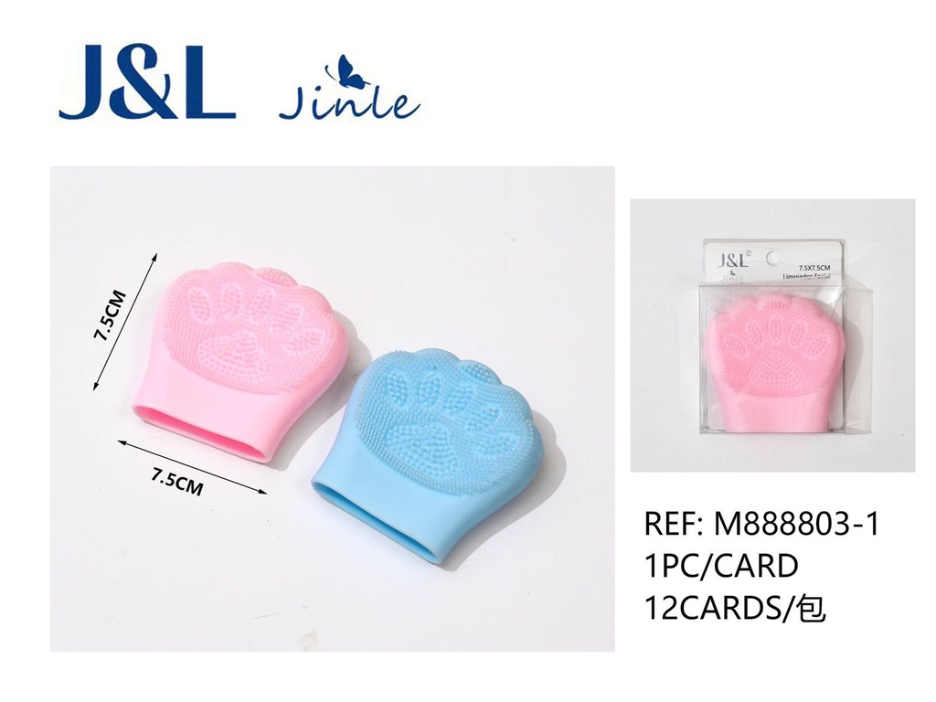 Cepillo de limpieza facial 7.5×7.5cm para cuidado de la piel