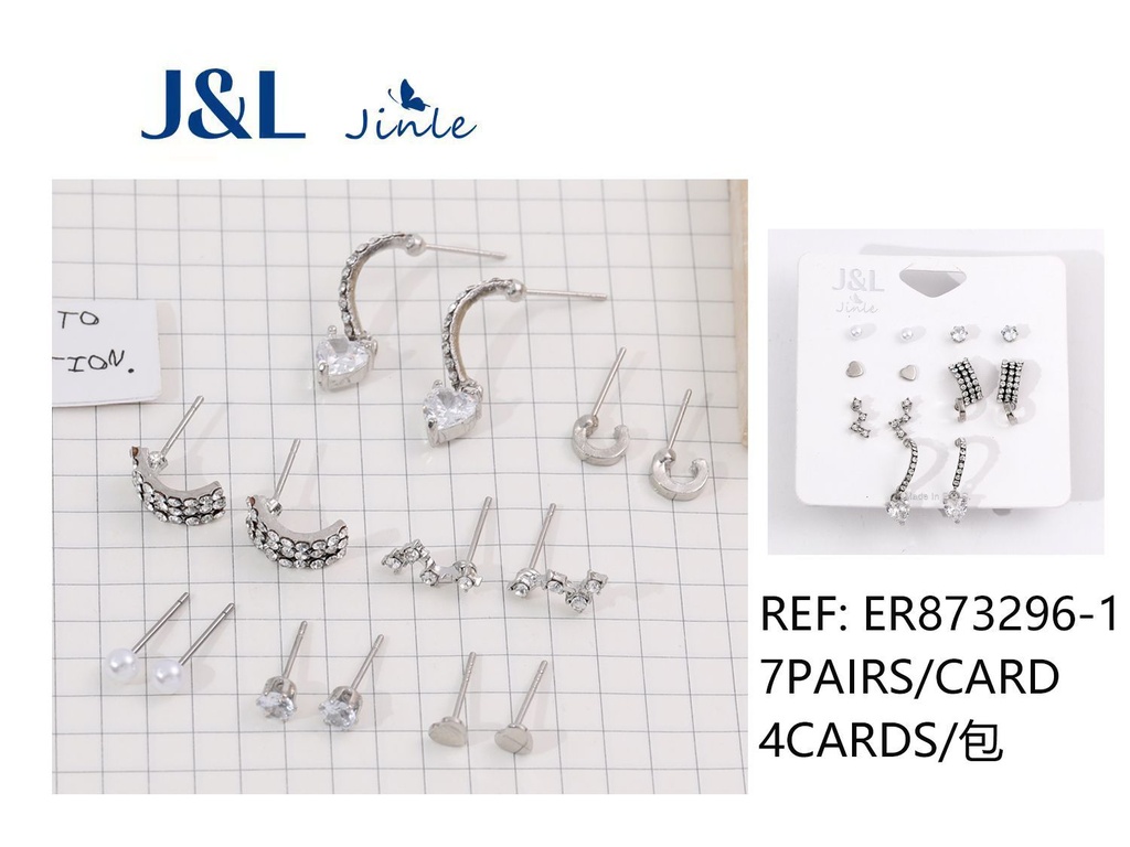 Pendientes 14pcs surtidos para piercings