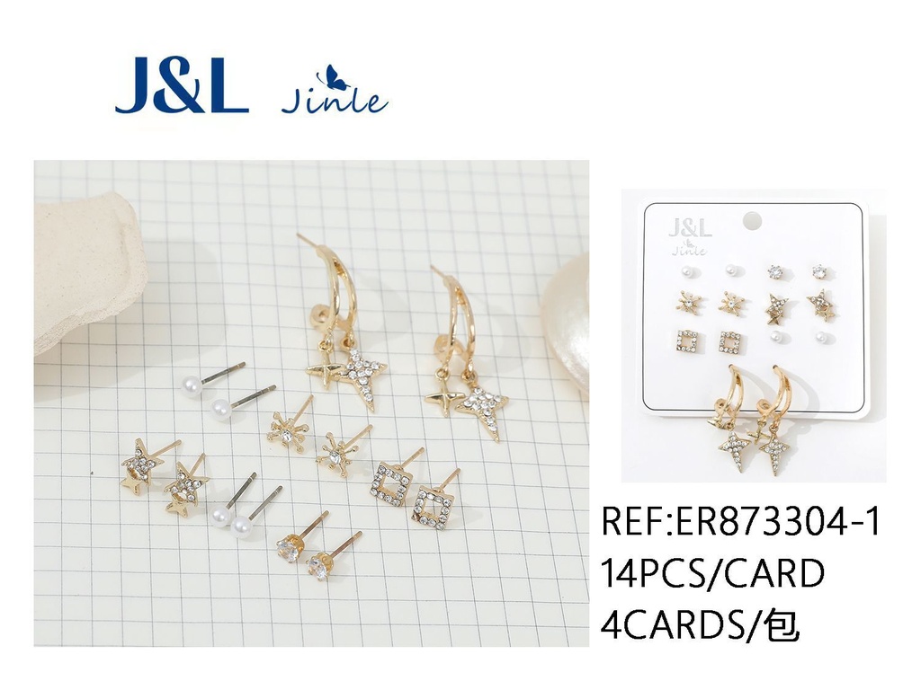 Pendientes 14pcs para joyería