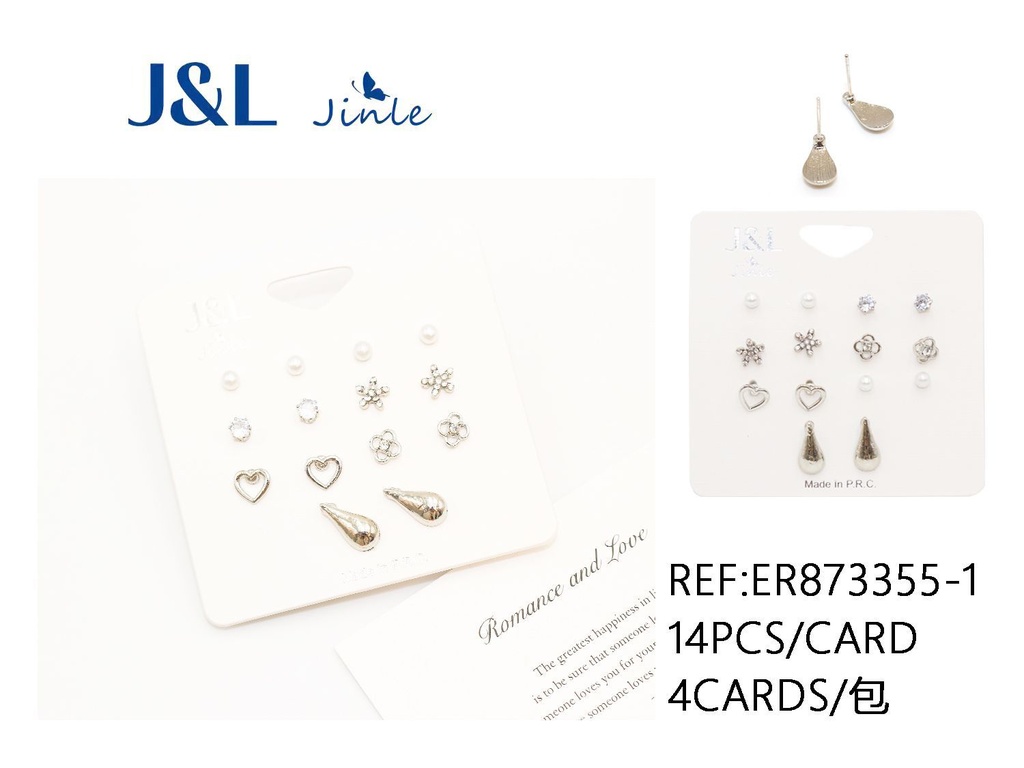 Pendientes 14pcs