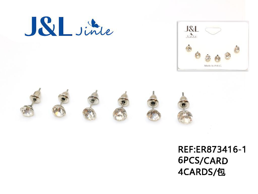 Pendientes 6pcs joyería