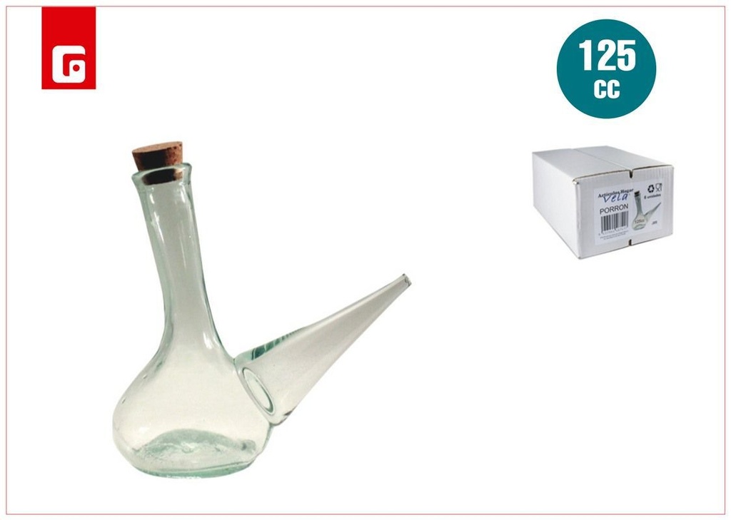 Porron de vidrio de 125 cc - Utensilios de cocina