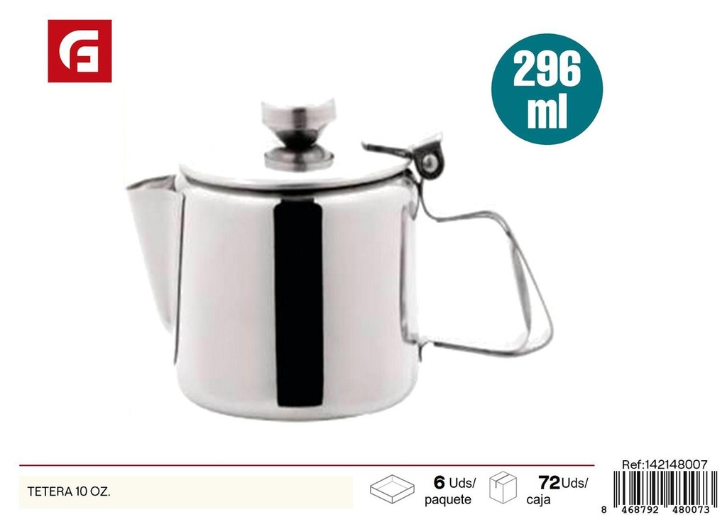 Tetera 10 oz. - Utensilios de cocina de acero inoxidable