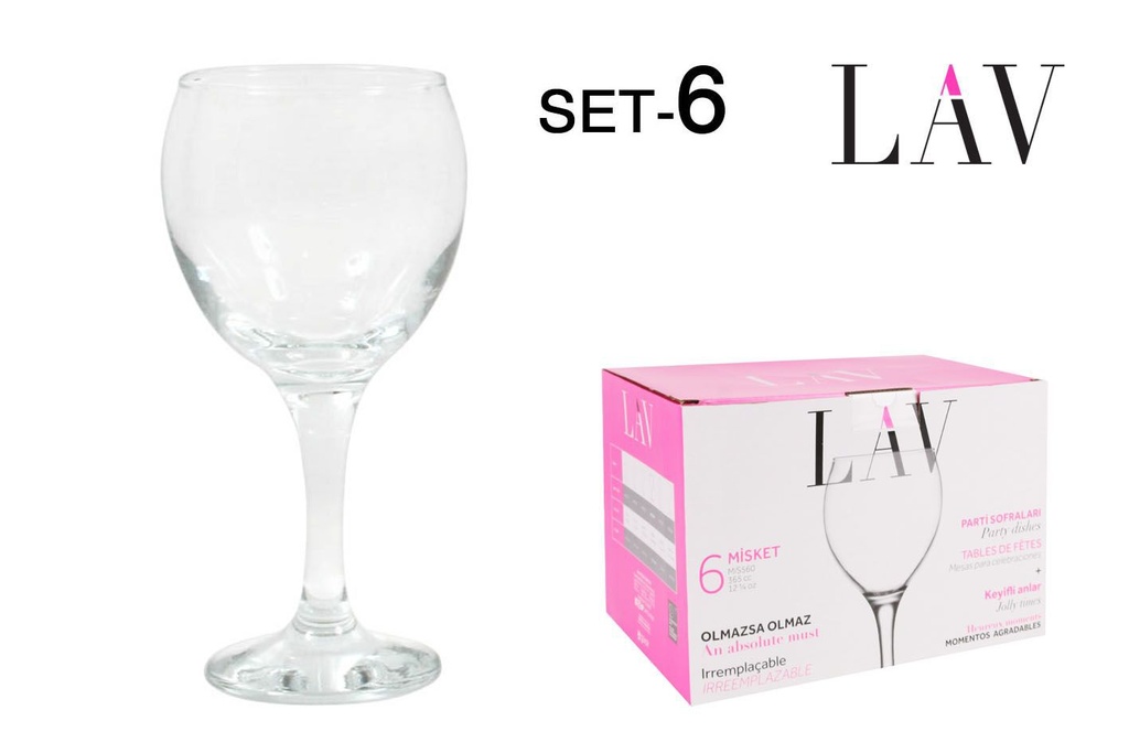 Copa gran vino 365cc - Cristalería y copas