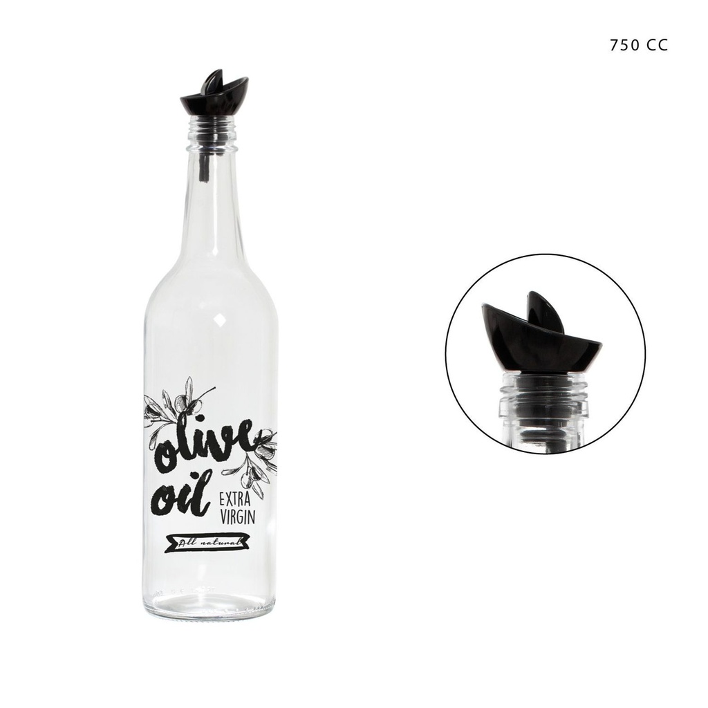 Aceitera de vidrio 750 ml - Utensilios de cocina