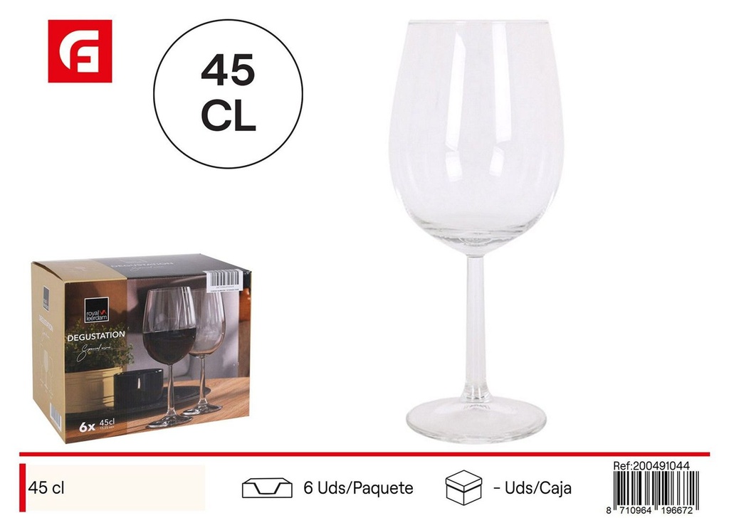 Copa de vino degustación 45cl para cocina