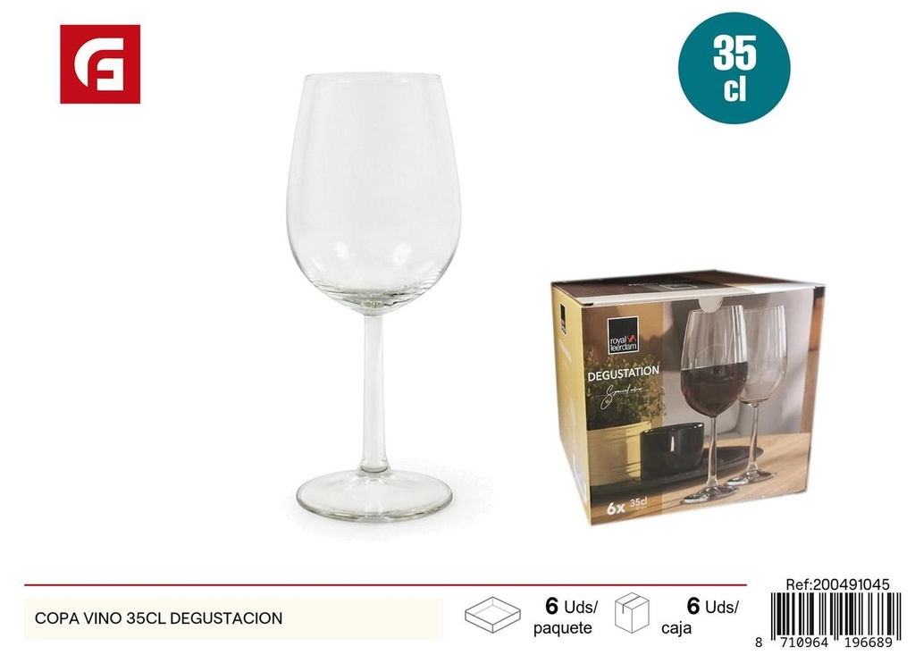 Copa de vino 35cl para degustación