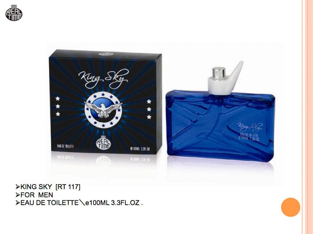 King Sky EDT para hombres 100ml Real Time