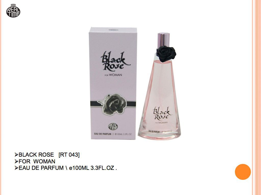 Perfume Real Time Black Rose EDP para mujeres 100ml