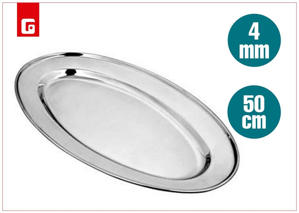 Bandeja ovalada 50 cm - Utensilios de cocina