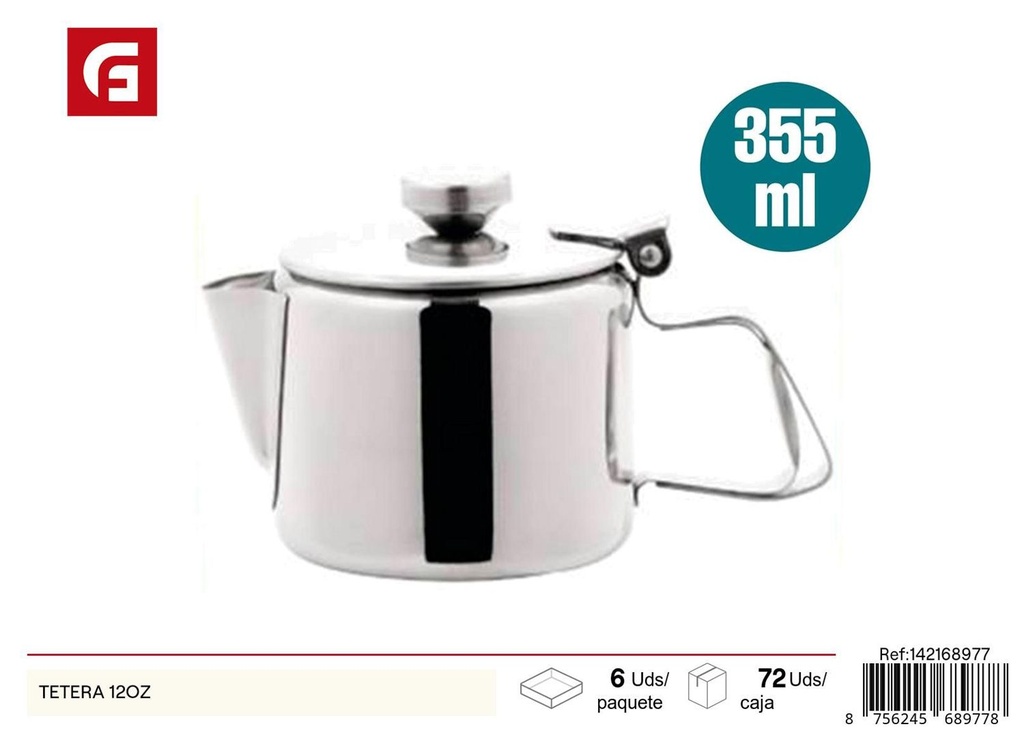Tetera de acero inoxidable 12OZ - Utensilios de cocina