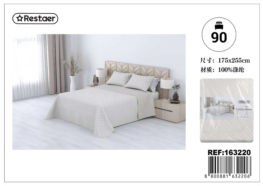 Ecobouti Leeds cama 90cm 180x260cm ropa de cama