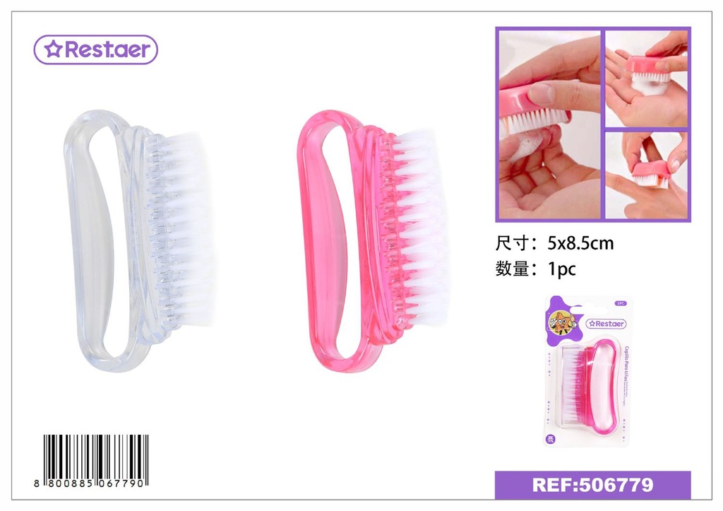 Cepillo para las uñas 8.5cm herramienta de manicura