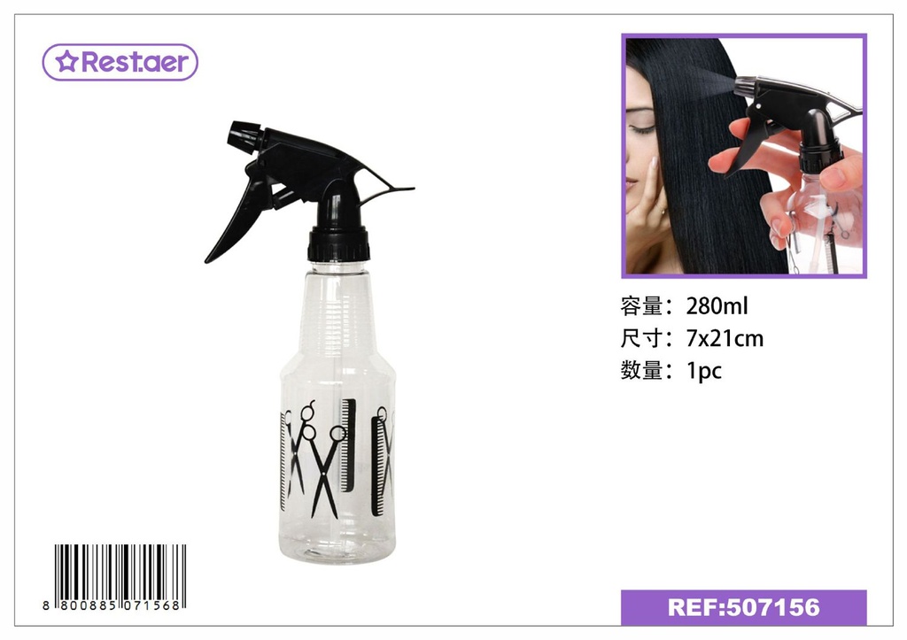 Botella de spray 280 ml - Accesorios de belleza