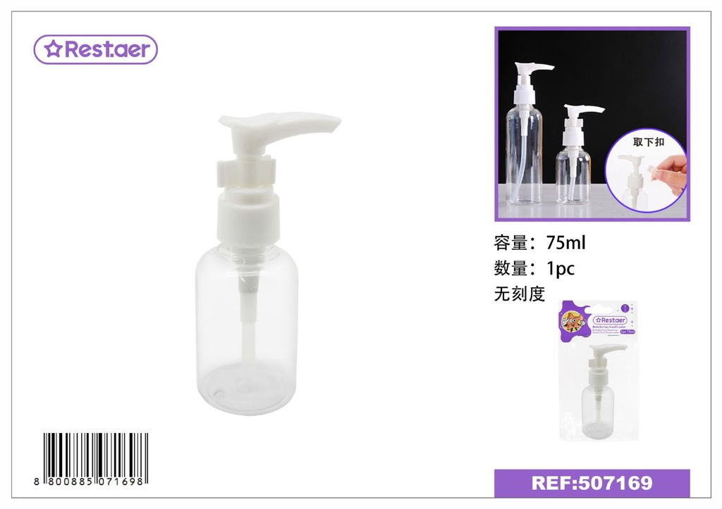 Botella dispensadora 75ml - Envases y frascos