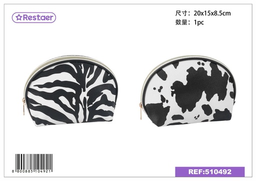 [510492] Neceser vaca 20*15*8.5cm - Accesorios de belleza