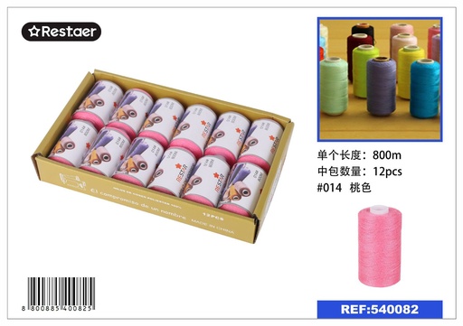 [540082] Hilo de 800 metros color melocotón - Material de costura