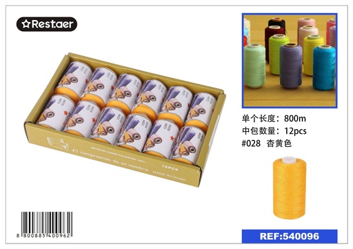 [540096] Hilo de 800 metros color durazno - Material de costura