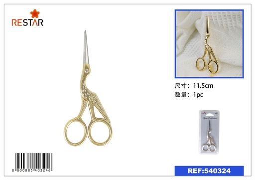 [540324] Tijeras de bordar 11.5cm - Accesorios de mercería