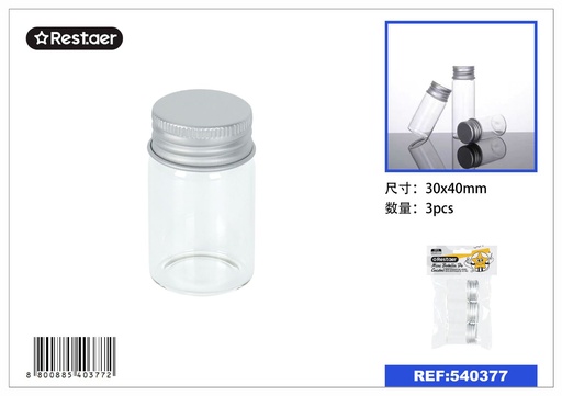 [540377] Mini botella de cristal 30*40MM - Envases y decoración con vidrio