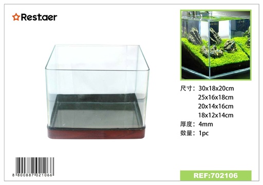 [702106] Recipiente para peces 4pcs acuario con accesorios