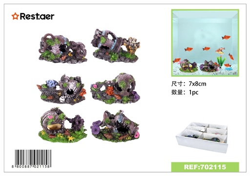 [702115] Adorno de acuario 7*8CM - Accesorios de acuario