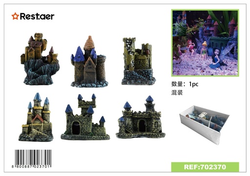 [702370] Adorno de acuario en forma de montaña - Decoración para acuarios