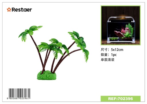 [702396] Adorno de acuario plantas 5x12cm para decoración acuática
