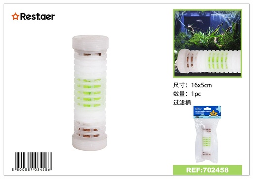 [702458] Cubo de filtro para acuario 16x5cm - Accesorios para acuarios