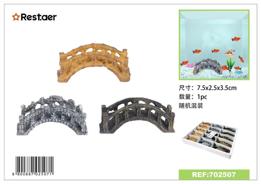 [702507] Adorno de acuario 7.5*2.5*3.5CM - Decoración para acuarios