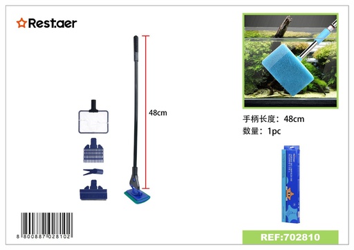 [702810] Cepillo limpiador de tubos multifuncional 5 en 1 para acuarios