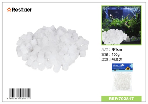 [702817] Anillos cerámicos filtrantes grandes 100g - Accesorios para acuarios