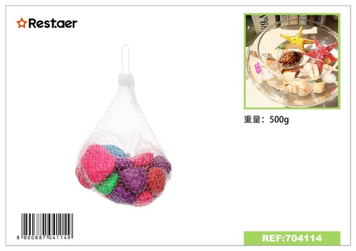 [704114] Piedras decorativas para acuario 500g para decoración acuática