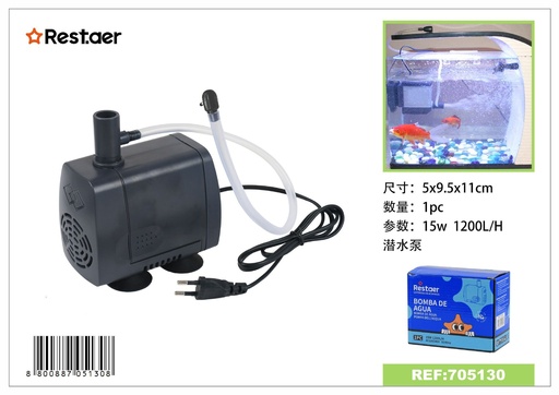 [705130] Bomba para pecera 15W - Accesorios de acuarios