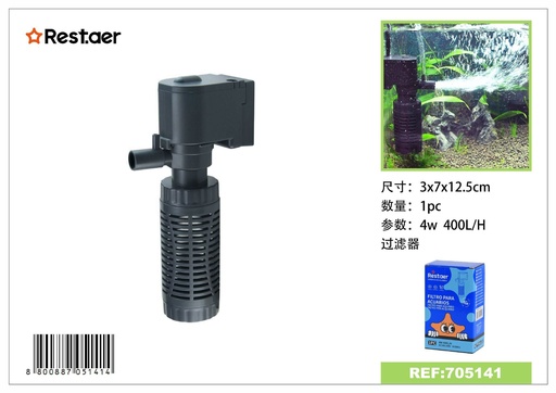 [705141] Filtro de acuario 4W - Acuarios y accesorios para acuarios