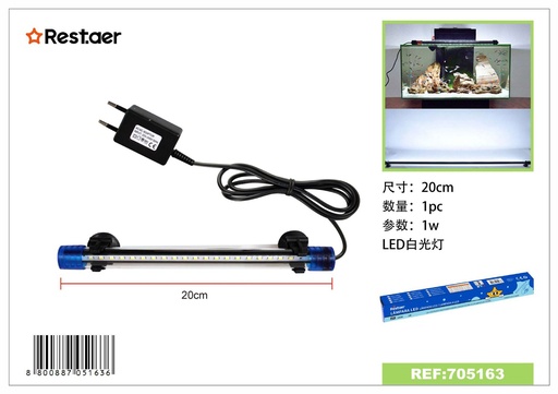 [705163] Lámpara LED para acuario 20cm