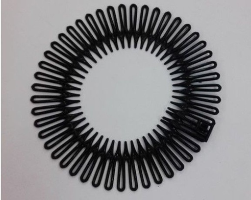 [2935-3] Peineta zig zag negra 24/u - Accesorios de cabello