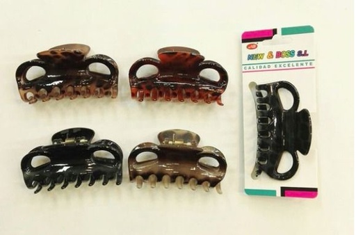 [8875588043334] Pinza de pelo leopardo 7cm 24/U - Accesorios para el cabello