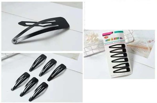 [8875588091182] Ranas para el cabello 7 cm 12/u - Horquillas y accesorios para el cabello
