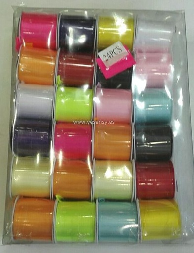 [8875588816693] Cinta de raso 4cm (24/U) 81669 - Accesorios para el cabello