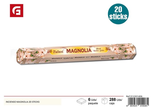 [312201406] Incienso de magnolia 20 sticks para aromatizar